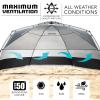 image:imageFranklin Sports Sideline Team Sunblocker Shelter  Easy Set Up  Portable and UPF 50 Protected  Great for Beach and Sports Games  Soccer  Lacrosse  Baseball  Football  Field Hockey