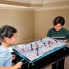 image:imageFranklin Sports Tabletop Rod Hockey Game  Gameroom Ice Hockey Table Game for Kids  Adults  Arcade Style Board  Mini Pucks Included