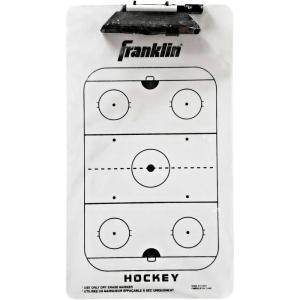 image:imageFranklin Sports Hockey Coach Dry Erase Clipboard  SingleSided Coaching Board with Marker  Portable Coaching Tool for Practice  Games
