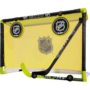 image:imageFranklin Sports Mini Hockey Goal Set  Indoor Knee Goal  2 Shinny Hockey Sticks  2 Mini Foam Balls  Pop Out Shooting Targets  All Star