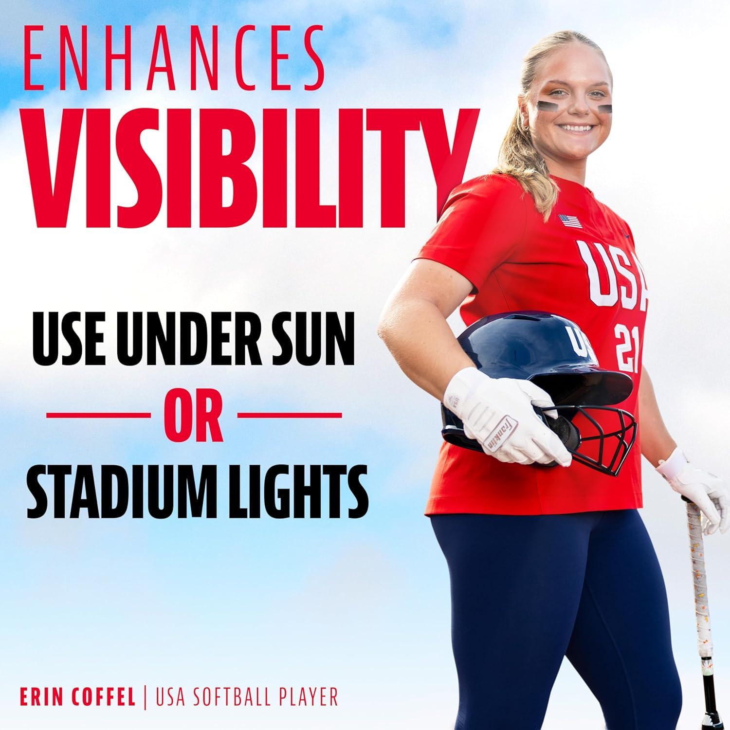 image:imageFranklin Sports Premium Baseball Eye Black  All Sports Eyeblack Stick for Baseball Softball  Football Players  3 Color Gold Fusion for Sun Glare  VanillaGoldBlack