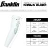 image:imageFranklin Sports Baseball  Softball Protective Arm Sleeve  PRT DST Series Adult Arm  Elbow Shield for Batting  Fielding  Right Arm  Left Arm  Black  SMWhite