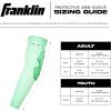 image:imageFranklin Sports Baseball  Softball Protective Arm Sleeve  PRT DST Series Adult Arm  Elbow Shield for Batting  Fielding  Right Arm  Left Arm  Black  SMMint