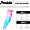 image:imageFranklin Sports Baseball  Softball Protective Arm Sleeve  PRT DST Series Adult Arm  Elbow Shield for Batting  Fielding  Right Arm  Left Arm  Black  SMCotton Candy