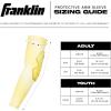 image:imageFranklin Sports Baseball  Softball Protective Arm Sleeve  PRT DST Series Adult Arm  Elbow Shield for Batting  Fielding  Right Arm  Left Arm  Black  SMVanilla