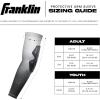 image:imageFranklin Sports Baseball  Softball Protective Arm Sleeve  PRT DST Series Adult Arm  Elbow Shield for Batting  Fielding  Right Arm  Left Arm  Black  SMBlack