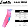 image:imageFranklin Sports Baseball  Softball Protective Arm Sleeve  PRT DST Series Youth Arm  Elbow Shield for Batting  Fielding  Protective Arm Sleeve  Elbow Shield  Right Arm  Left  Cotton CandyOSFMCotton Candy