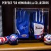 image:imageFranklin Sports Display Case  Memorabilia  UV Protected  Sport Collectibles  Baseball  Batting Gloves  Basketball  Soccer Ball  FootballBatting Gloves