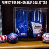 image:imageFranklin Sports Display Case  Memorabilia  UV Protected  Sport Collectibles  Baseball  Batting Gloves  Basketball  Soccer Ball  FootballBatting Gloves