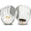 image:imageFranklin Sports Fastpitch Softball Glove  Field Master Fastpitch  Softball Mitt  Womens  Girls  White  GreyWhiteGrey