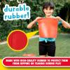 image:imageFranklin Sports Field Day Baseball Base Set  Throw Down Rubber Bases for Baseball  Softball with Home Plate  Portable Backyard Baseball Softball Kickball Bases  Easy Set Up Rubber Base Set RedOne Size