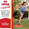 image:imageFranklin Sports Field Day Baseball Base Set  Throw Down Rubber Bases for Baseball  Softball with Home Plate  Portable Backyard Baseball Softball Kickball Bases  Easy Set Up Rubber Base Set RedOne Size