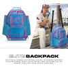 image:imageFranklin Sports Gameday Baseball  Fastpitch Softball Backpacks  Adult  Youth Bat Bags for Equipment  Waterproof BatpacksBluePink