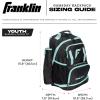 image:imageFranklin Sports Gameday Baseball  Fastpitch Softball Backpacks  Adult  Youth Bat Bags for Equipment  Waterproof BatpacksMintBlack