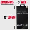 image:imageFranklin Sports MLB Baseball  Softball Lineup Cards  25 Game Line Up Sheets Book  Holder for Coaches  Managers  Black