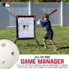 image:imageFranklin Sports MLB Baseball Pitch Zone Pitching Target for Plastic Balls  Kids Strike Zone Trainer for Backyard Games  Practice  3 Plastic Balls  Fun Youth Baseball Toy  Ages 6