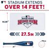 image:imageFranklin Sports MLB Kids Backyard Baseball Stadium  Kids Plastic Baseball Set with Home Run Walls Bat Plastic Balls  Throw Down Bases  14 Fence for Backyard Diamond