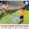 image:imageFranklin Sports MLB Learn Your Stance Batters Box Training Mat  Perfect Kids Baseball  Teeball Practice Equipment  Fun Boys  Girls Batting Skills Toy