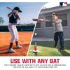 image:imageFranklin Sports MLB Micro Tee Trainer  Kids Baseball Batting Trainer with PopUp Pitching Machine 10 Durable Balls Drill Card amp Bag  Youth Hitting Practice Set for Backyard Training