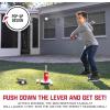 image:imageFranklin Sports MLB Micro Tee Trainer  Kids Baseball Batting Trainer with PopUp Pitching Machine 10 Durable Balls Drill Card amp Bag  Youth Hitting Practice Set for Backyard Training