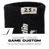 image:imageFranklin Sports MLB Wristbands  Xvent  Baseball  Softball  4 inches  Breathable  DurableBlack  Gray