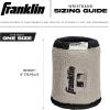 image:imageFranklin Sports MLB Wristbands  Xvent  Baseball  Softball  4 inches  Breathable  DurableBlack  Gray