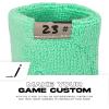 image:imageFranklin Sports MLB Wristbands  Xvent  Baseball  Softball  4 inches  Breathable  DurableMint  Black