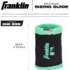 image:imageFranklin Sports MLB Wristbands  Xvent  Baseball  Softball  4 inches  Breathable  DurableMint  Black