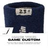 image:imageFranklin Sports MLB Wristbands  Xvent  Baseball  Softball  4 inches  Breathable  DurableNavy  Gray