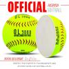 image:imageFranklin Sports Official Game Softballs  OL3000 Fastpitch 12 Inch Yellow Softballs  Official Size  Weight Tournament Balls for Practice  Games  1 Softball12Inch Pack of 12