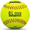 image:imageFranklin Sports Official Game Softballs  OL3000 Fastpitch 12 Inch Yellow Softballs  Official Size  Weight Tournament Balls for Practice  Games  1 Softball12Inch