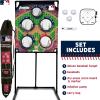 image:imageFranklin Sports Target Toss Games  Kids Football  Baseball Target Toss Games for Indoors  Outdoors  Fun Football  Baseball Throwing Games for Kids  Includes Targets  Mini Toy BallsMLB Baseball