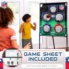 image:imageFranklin Sports Target Toss Games  Kids Football  Baseball Target Toss Games for Indoors  Outdoors  Fun Football  Baseball Throwing Games for Kids  Includes Targets  Mini Toy BallsNFL Football
