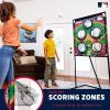 image:imageFranklin Sports Target Toss Games  Kids Football  Baseball Target Toss Games for Indoors  Outdoors  Fun Football  Baseball Throwing Games for Kids  Includes Targets  Mini Toy BallsMLB Baseball