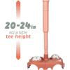 image:imageFranklin Sports USA Softball Kids Softball Batting Tee Set  Jumbo Plastic Softball Bat Ball  Tee  Adjustable  Portable for Youth  Toddlers  Fold Away