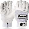 image:imageFranklin Sports MLB Classic XT Batting Gloves  Adult  Youth Batting Glove Pairs  Baseball  Softball Batting GlovesWhiteWhite
