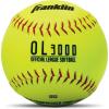 image:imageFranklin Sports Official Game Softballs  OL3000 Fastpitch 12 Inch Yellow Softballs  Official Size  Weight Tournament Balls for Practice  Games  1 Softball12Inch Pack of 12