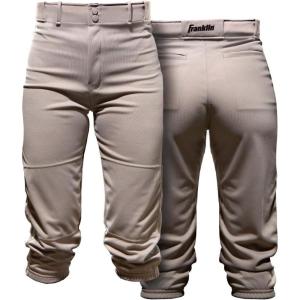 image:imageFranklin 23427F5 Classic Fit Baseball Pants  Grey  Youth XL
