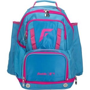 image:imageFranklin Sports Gameday Baseball  Fastpitch Softball Backpacks  Adult  Youth Bat Bags for Equipment  Waterproof BatpacksBluePink
