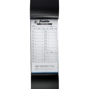 image:imageFranklin Sports MLB Baseball  Softball Lineup Cards  25 Game Line Up Sheets Book  Holder for Coaches  Managers  Black