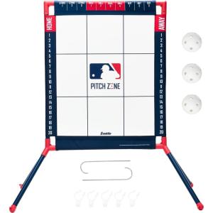 image:imageFranklin Sports MLB Baseball Pitch Zone Pitching Target for Plastic Balls  Kids Strike Zone Trainer for Backyard Games  Practice  3 Plastic Balls  Fun Youth Baseball Toy  Ages 6