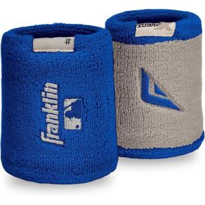 image:imageFranklin Sports MLB Wristbands  Xvent  Baseball  Softball  4 inches  Breathable  DurableRoyal  Gray