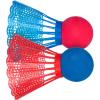 image:imageFranklin Sports Badminton Racket Set  Smashminton Oversize  2 Player Backyard Youth Set with Birdies for KidsRed and Blue