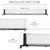 image:imageFranklin Sports Official Size Pickleball Net  22 Foot Outdoor Pickleball Net for Regulation Court  SemiPortable Aluminum Construction  Carry Bag for Driveway Backyard  More