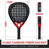 image:imageFranklin Sports Padel Racket  Glide  Fiberglass Diamond Shape Padel Racket with Foam Core  365g  Premium Performance  BlueYellow