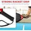 image:imageFranklin Sports Padel Racket  Glide  Fiberglass Diamond Shape Padel Racket with Foam Core  365g  Premium Performance  BlueYellow