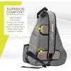 image:imageFranklin Sports Pickleball Bags  Pickleball Sling Bag Backpack for Gear  Equipment  Bag for Men Women  Holds Paddles Balls  Accessories  Gray