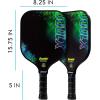 image:imageFranklin Sports Pickleball Paddle  X1000 Polypropylene Core Pickleball Racket  Official USA Pickleball USAPA Approved Pickleball Paddle  Lightweight Pro Racket  8mm Thick CoreGreen Multi