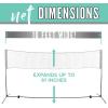 image:imageFranklin Sports Portable Adjustable Height 10ft Wide Net  for Badminton Kids Volleyball Pickleball  Tennis