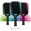 image:imageFranklin Sports Pro Pickleball Paddles  Signature Carbon Series T700 Carbon Fiber Surface  USA Pickleball USAPA Tournament Approved  13mm Polypropylene Core  PinkElongated  Green